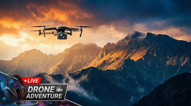 妻社航拍自然风光